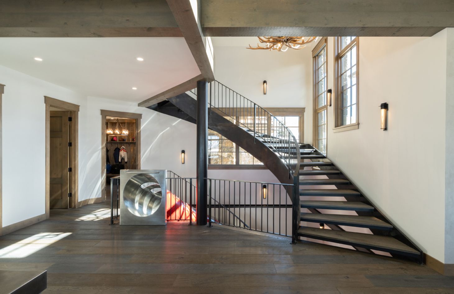 Stoneclad stair view