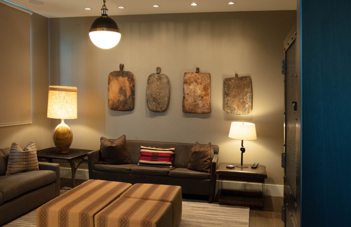 Ski Cabin media room